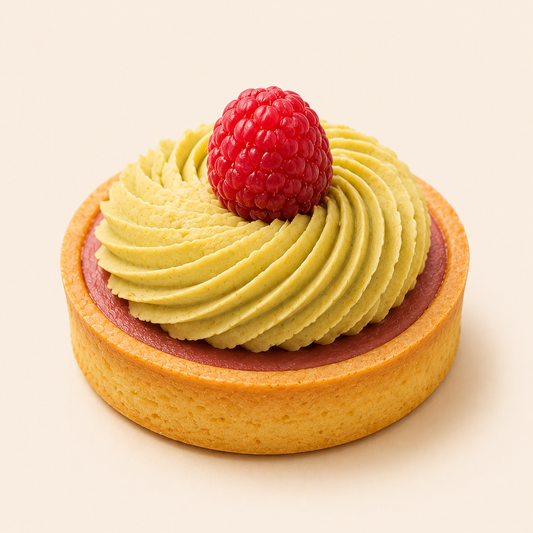 Pistache Framboos Tartelette